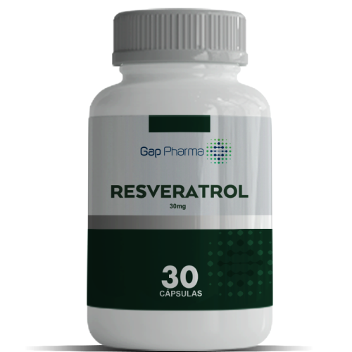 Resveratrol 30mg 30 Cápsulas 